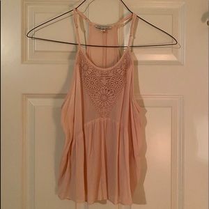American Eagle peach tank